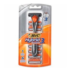 Apar.barb.bic Comfort 3 Hybrid C/6 Refil