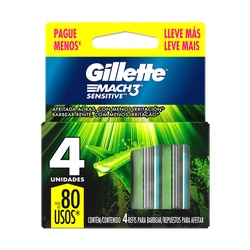 Carga Gillete Mach3 2un
