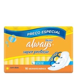 Abs.always Basic Suave C/abas 16un +/-