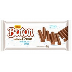 Chocolate Batom Creme Recheio Leite 96gr