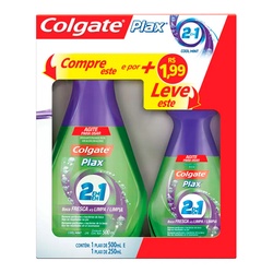 Antisseptico Bucal Plax 500ml+250ml 2em1
