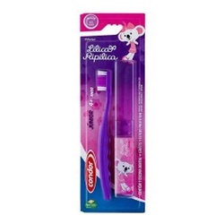 Escova Dental Condor Lilica Ripilica + Estojo