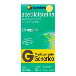 Acetilcisteina Ped 20mg/100ml