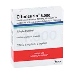 Citoneurin 5000 Inj 3 Amp 3 Ml
