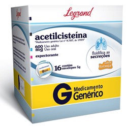 Acetilcisteina 600mg 16env Legrand