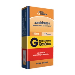 Aceclofenaco 100mg 12comp Nq