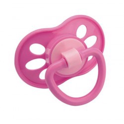 Chupeta Kuka Aquarela Sil Red N2 Rosa 2442