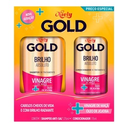 Kit Niely Gold Sh+cond Mega Brilho
