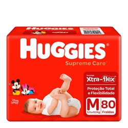 Fralda T Monica Huggies Supreme Hiper M80