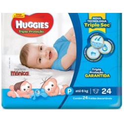 Fralda Huggies T Monica Triplesec P C/24 @
