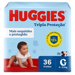 Fralda T Monica Tripla Prot Mega 36 G