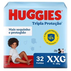 Fralda Huggies Tripla Prot Xxg C/32 (6)