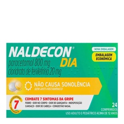 Naldecon Dia C/24cpr