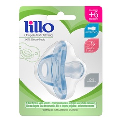 Chupeta Lillo Soft Calming Azul +6 Meses