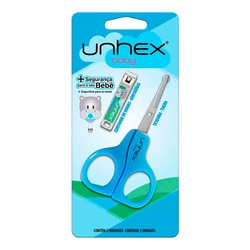 Tesoura P/ Unhas Unhex Baby Azul