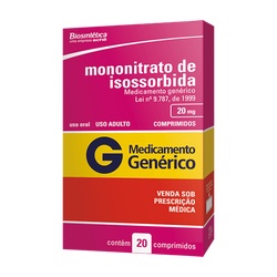 Mono Isossorbida 20mg C/20 Comp    Ache
