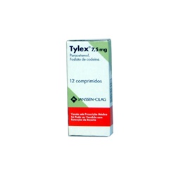 Tylex 7,5mg 12cprs  (c3/16.b)