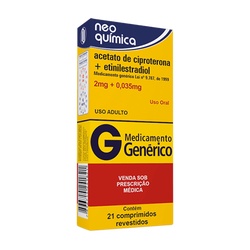 Acetato De Ciproterona+etinil 21cpr