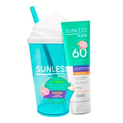 Protetor Sol Sunless Fps60 120gr Kids Copo