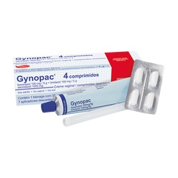 Gynopac Plus Cr Vag 35g+4 Comp Oral