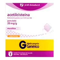 Acetilcisteina 20mg 5g C/16 Env Prat