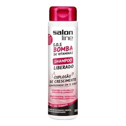 Shampoo Bomba Vitaminas Salon Line Libera 300